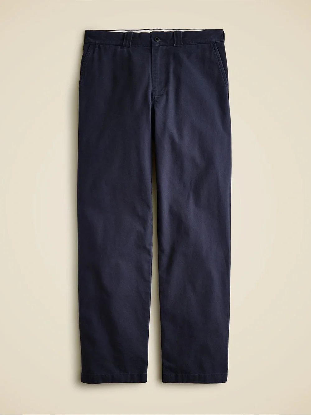J. CREW Classic trouser in canvas Navy Size 34/34 NWD $98 BW595